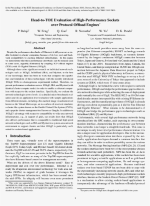 Balaji Cluster2005 Toe - Document #3615029