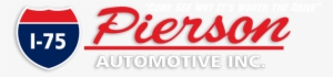 I75 Pierson Automotive Logo Carmine Free Transparent Png Download