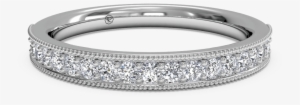 Load More - Milgrain Wedding Ring #3616445
