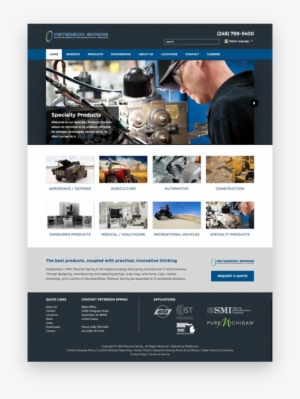 Manufacturer Website Design - Manufacturer Page Design #3616597