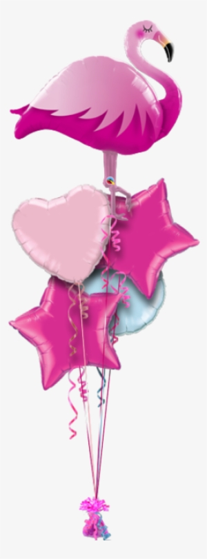 Pink Flamingo Birthday Balloon - Pink Flamingos Helium Balloons #3616651