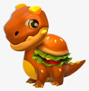 Burger Dragon Baby - Dragon Mania Legends Dragon Naranja #3617643
