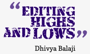 #editing Highs And Lows - Square Sticker #3618919