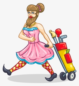 Unique Items - Bearded Lady Clipart Png #3618998