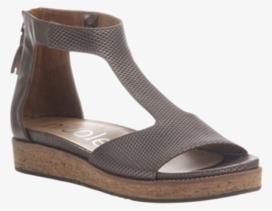 Lilou In Pewter Flat Sandals - Womens Flat Sandals #3620954