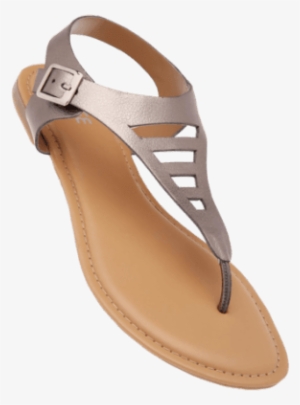 Womens Toned Fancy Flat Sandal - Sandal #3621003