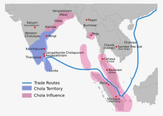 The Tamil Chola Empire At Its Height, 1030 Ce - Extent Of Chola Empire #3621105
