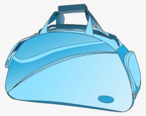 Bag Clipart Blue Bag - Gym Bag Clipart Transparent #3621622