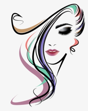 Vector Women Long Hair Style By Checonx On Deviantart - Woman Face Vector Png #3621696
