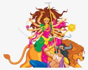 Goddess Durga Maa Png Transparent Images - Top 10 Nav Durga Aartis #3622129