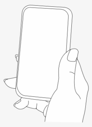 Hand With Smartphone Png Images - Smartphone Vector Png White #3622401
