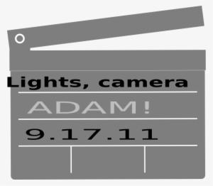 Adam Clapboard Clip Art At Clker - Bjj Revolution Team #3622594