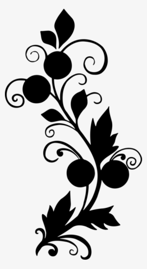Flower Drawing Black And White Floral Design - Abstract Flower Black And White Png #3622667