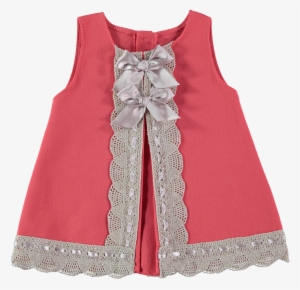 Coral Baby Dress By Juliana - Children's Clothing #3623461