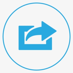 Share Download Png Image - Share Icon Png Blue #3624220