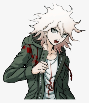 Banner Royalty Free Library Pin By Scarlet Angel - Nagito Komaeda Sprite Edits #3624623