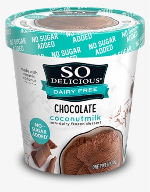 No Sugar Added* Chocolate - So Delicious Ice Cream Pecan #3624650