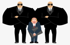 Png Free Stock Body Vector Bodyguard - Bodyguards Clipart #3625184