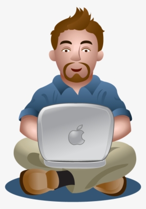 Free Clip - People On Laptops Clip Art #3627218
