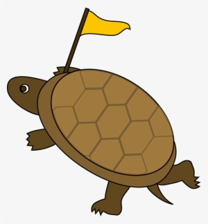 Clip Art Of Seaotter And Tortoise- - Tortoise Clipart #3627407