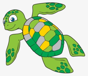 Best Kiss Sea Turtle Tortoise Clip Art Vector Hand - Como Pintar Una Tortuga Marina #3627643