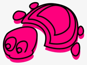 Small Pink Tortoise Clip Art - Pink Tortoise #3627662