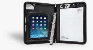 For 9 - 7"-10 - 5" Tablets - Wedo Organizer Elegance Zipped Folder - Black #3627901