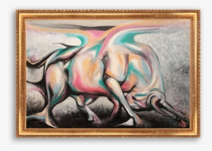 Painting Bull - Oil Painting #3628123