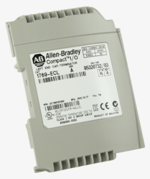 Compactlogix End Cap Terminator Left - Allen Bradley 1769-ecl Cover #3628886