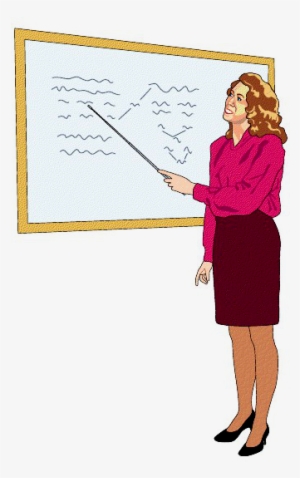 Download Teacher Png Clipart Teacher Clip Art - Teacher With Board Png #3630839