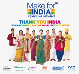 Samsung Announced Various Offers On Consumer Electronics - Make For India Samsung #3631736