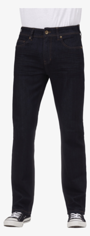 Straight 4-way Stretch Jean - Брюки Классические Чёрные Мужские #3633480