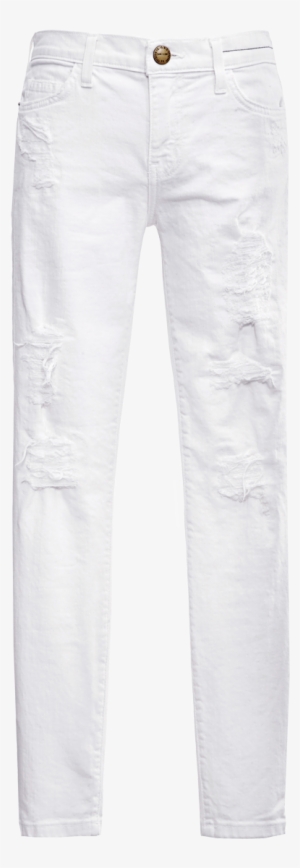 Current Elliot White The Stiletto Distressed Jeans - Pocket #3633760