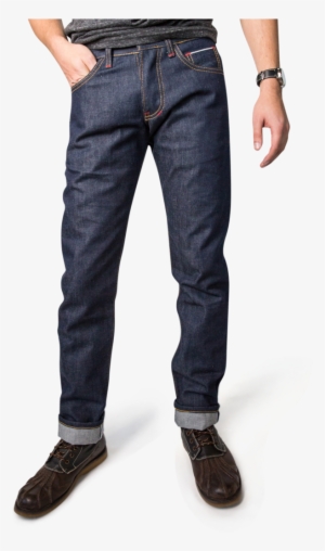 Archer Cut Men's Selvedge Jeans - Men Fitted Jeans #3633822