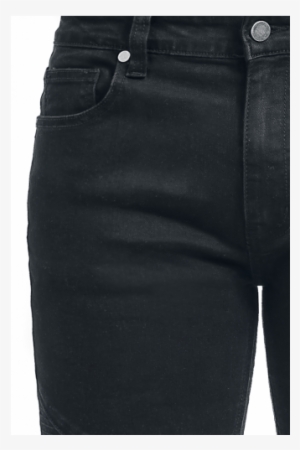 Biker Pants Men Jeans Black 68% Cotton 30% Polyester - Pocket #3633846