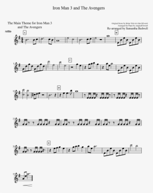 Iron Man 3 With A Hint Of The Avengers - Clarinet #3634871