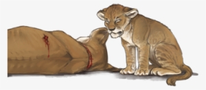 You Notice An Abandoned Male Lion Cub, Mourning The - Lioden Poaching #3635187