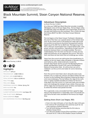 Black Mountain Summit Field Guide - Luther Pass Dispersed Camping South Lake Tahoe California #3635402