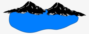 Lake Clipart Transparent - Mountain With Lake Clipart #3635428