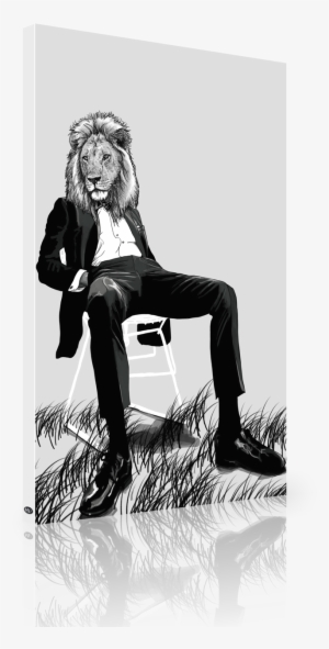 Md By Bart Cooper "cool Lion" Canvas Wall Art Home - Art #3635660