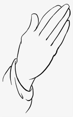 How To Draw Praying Hands - Hand Praying Drawing #3635923