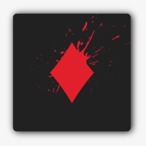 Poker Diamond Icon Splash Diwali Coasters - Product #3636219