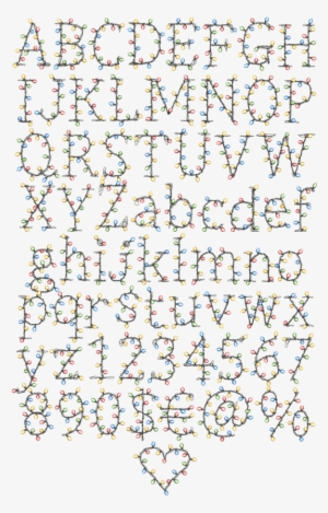 Alphabet Of Color Garland - Motif #3636942
