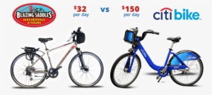 Blazing Saddles Bike Rental And Tours Vs New York Bike - New York Bike Rental #3637669