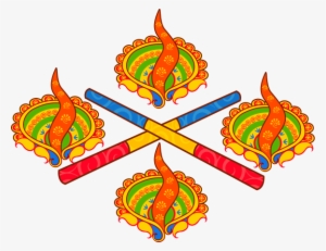 Dandiya - Rangoli Design Of Dandiya #3638043