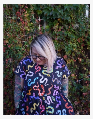 Snake Smock Dress - Dress #3638189