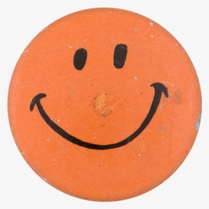 Orange Smiley 2 Smileys Button Museum - Museum #3639062