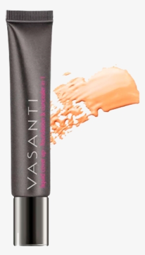 Liquid Cover Up Oil-free Foundation And Concealer - Makeup Brushes #3639164