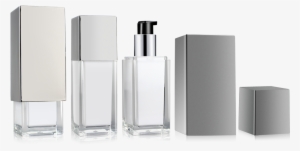 Family Includes A 10ml Cubic Cream Jar - Glass Bottle #3639372