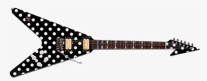 All The Guitar Tracks, But Karl Sandoval V Was The - Gibson Flying V Polka Dot #3639734